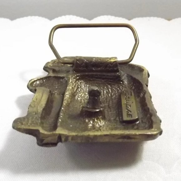 Vintage Distressed Highland Transport Semi Truck Belt Buckle - Picture 9 of 9